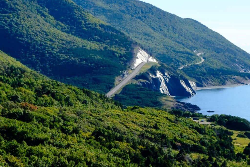 Cabot Trail on Cape Breton Island