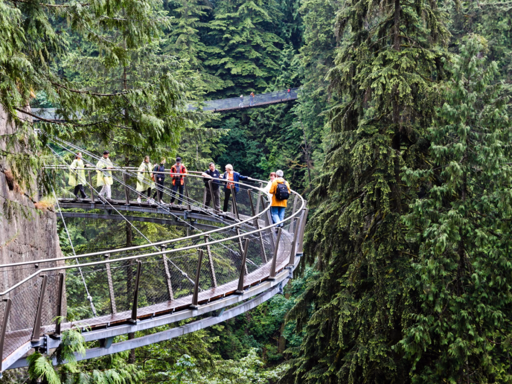 Capilano Bridge and Cliff Walk in Vancouver, BC